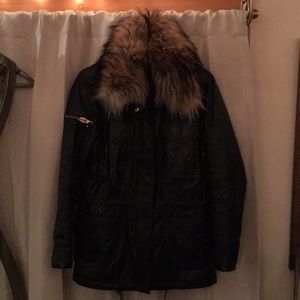 SAM. Wax Leather Coat